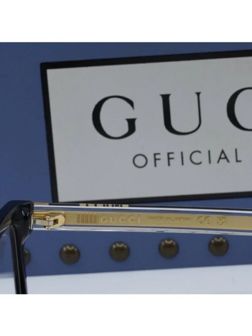 Gucci GG0560ON 005 Square Eyeglasses – Black 55mm